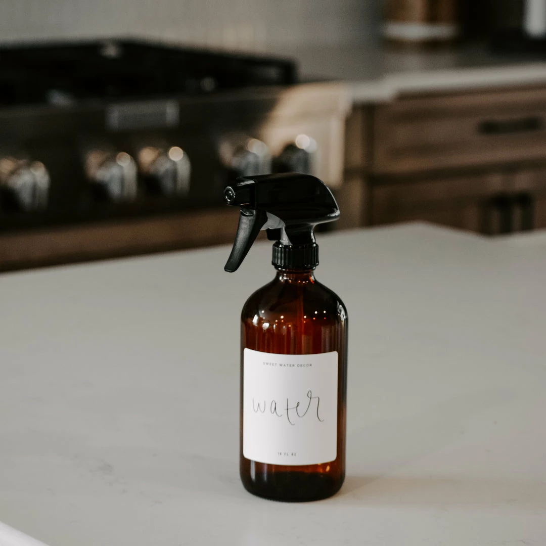 Discount π― Sweet Water Decor SPRAY BOTTLES 16oz Amber Glass Water Spray Bottle - White Label π― 2 Sweet Water Decor SPRAY BOTTLES 16oz Amber Glass Water Spray Bottle - White Label