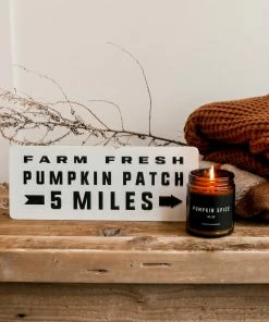 Brand new π― SWEET WATER DECOR Pumpkin Patch Metal Sign 5 X 12" π 7 SWEET WATER DECOR Pumpkin Patch Metal Sign 5 X 12