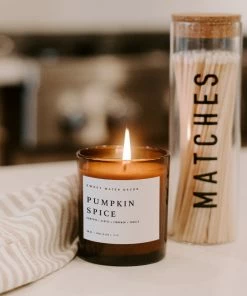 Best reviews of β Sweet Water Decor CANDLES + REEDS Pumpkin Spice Soy Candle - Amber Jar - 11 Oz π 9 Sweet Water Decor CANDLES + REEDS Pumpkin Spice Soy Candle - Amber Jar - 11 Oz