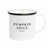 Sweet Water Decor CANDLES + REEDS Pumpkin Spice Soy Candle - Coffee Mug Candle - 11 Oz