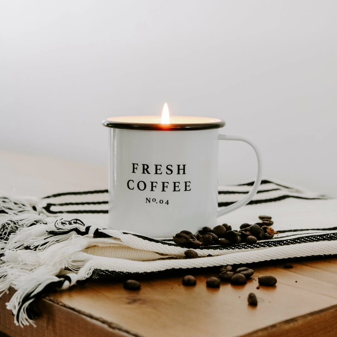 Outlet β¨ Sweet Water Decor Fresh Coffee Soy Candle - Coffee Mug Candle - 11 Oz CANDLES + REEDS π 2 Sweet Water Decor Fresh Coffee Soy Candle - Coffee Mug Candle - 11 Oz CANDLES + REEDS