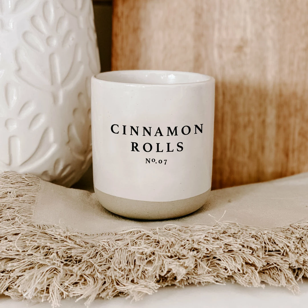 Outlet β Sweet Water Decor Cinnamon Rolls Soy Candle - Cream Stoneware Jar - 12 Oz CANDLES + REEDS π 3 Sweet Water Decor Cinnamon Rolls Soy Candle - Cream Stoneware Jar - 12 Oz CANDLES + REEDS