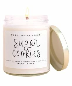 Sweet Water Decor Sugar Cookies Soy Candle - Clear Jar - 9 Oz
