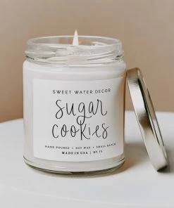 Sweet Water Decor Sugar Cookies Soy Candle - Clear Jar - 9 Oz