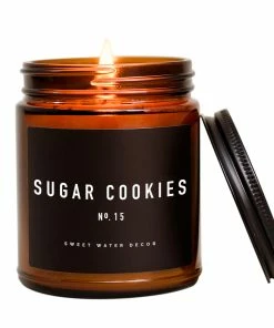 Sweet Water Decor Sugar Cookies Soy Candle - Amber Jar - 9 Oz