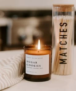Sweet Water Decor Sugar Cookies Soy Candle - Amber Jar - 11 Oz