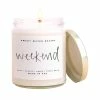 Sweet Water Decor Weekend Soy Candle - Clear Jar - 9 Oz CANDLES + REEDS