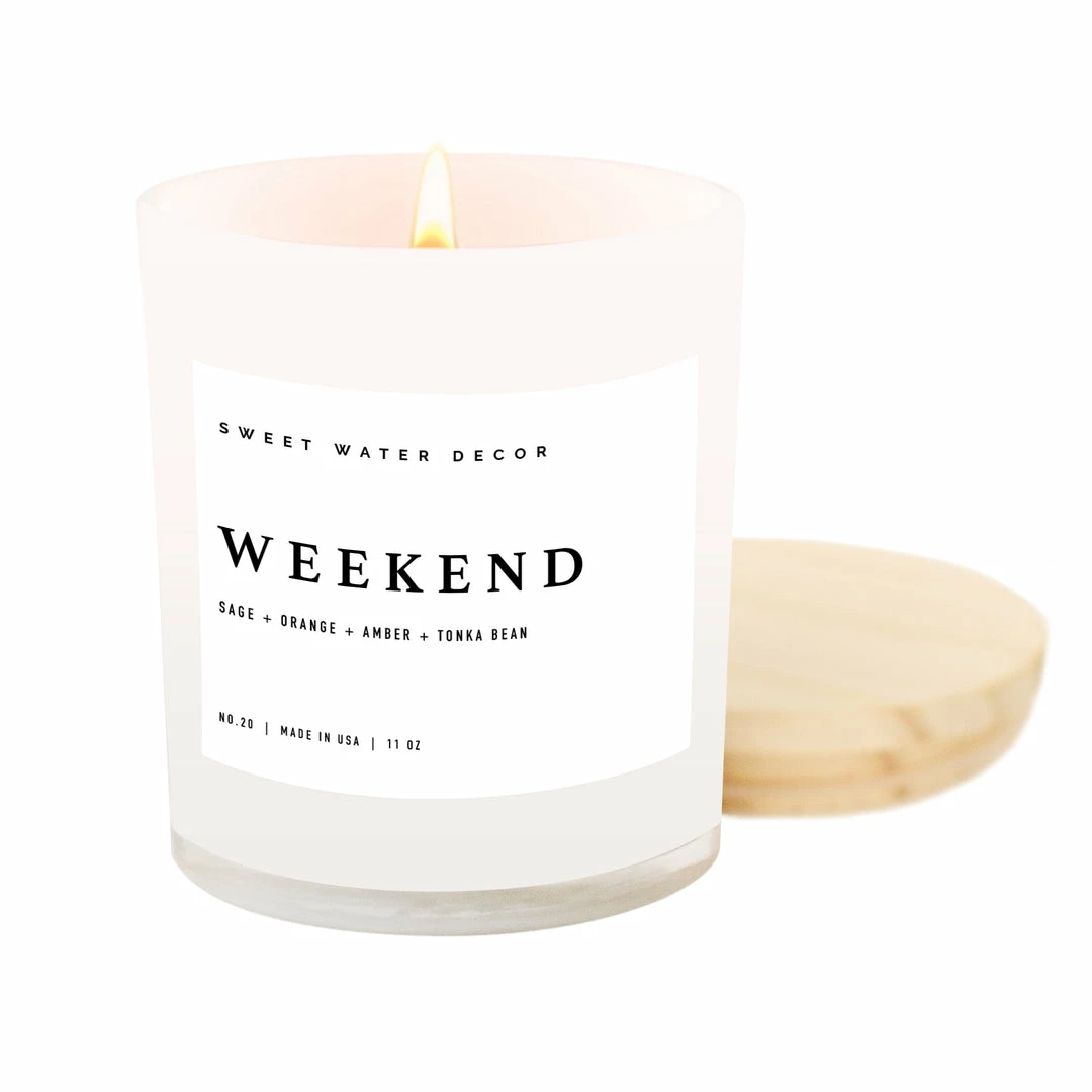 Coupon π Sweet Water Decor Weekend Soy Candle - White Jar - 11 Oz π 1 Sweet Water Decor Weekend Soy Candle - White Jar - 11 Oz