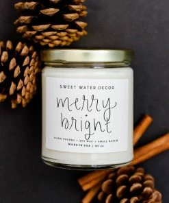 Sweet Water Decor CANDLES + REEDS Merry And Bright Soy Candle