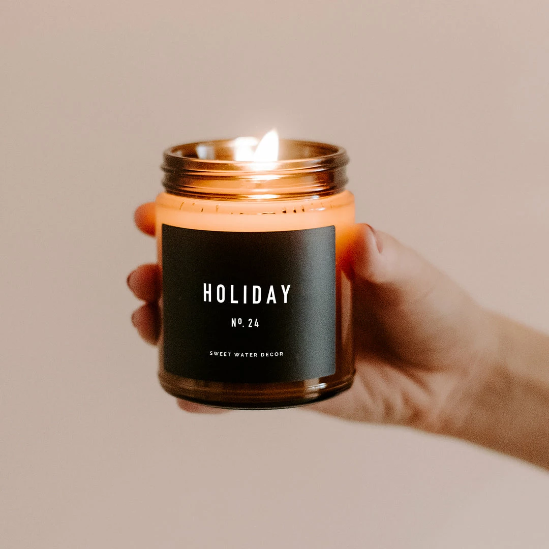 Coupon π Sweet Water Decor Holiday Soy Candle - Amber Jar - 9 Oz CANDLES + REEDS π 5 Sweet Water Decor Holiday Soy Candle - Amber Jar - 9 Oz CANDLES + REEDS