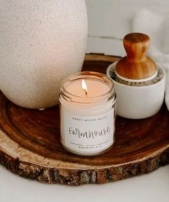 New π₯° Sweet Water Decor Farmhouse Soy Candle - Clear Jar - 9 Oz CANDLES + REEDS π― 11 Sweet Water Decor Farmhouse Soy Candle - Clear Jar - 9 Oz CANDLES + REEDS