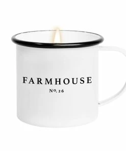 Sweet Water Decor Farmhouse Soy Candle - Coffee Mug Candle - 11 Oz