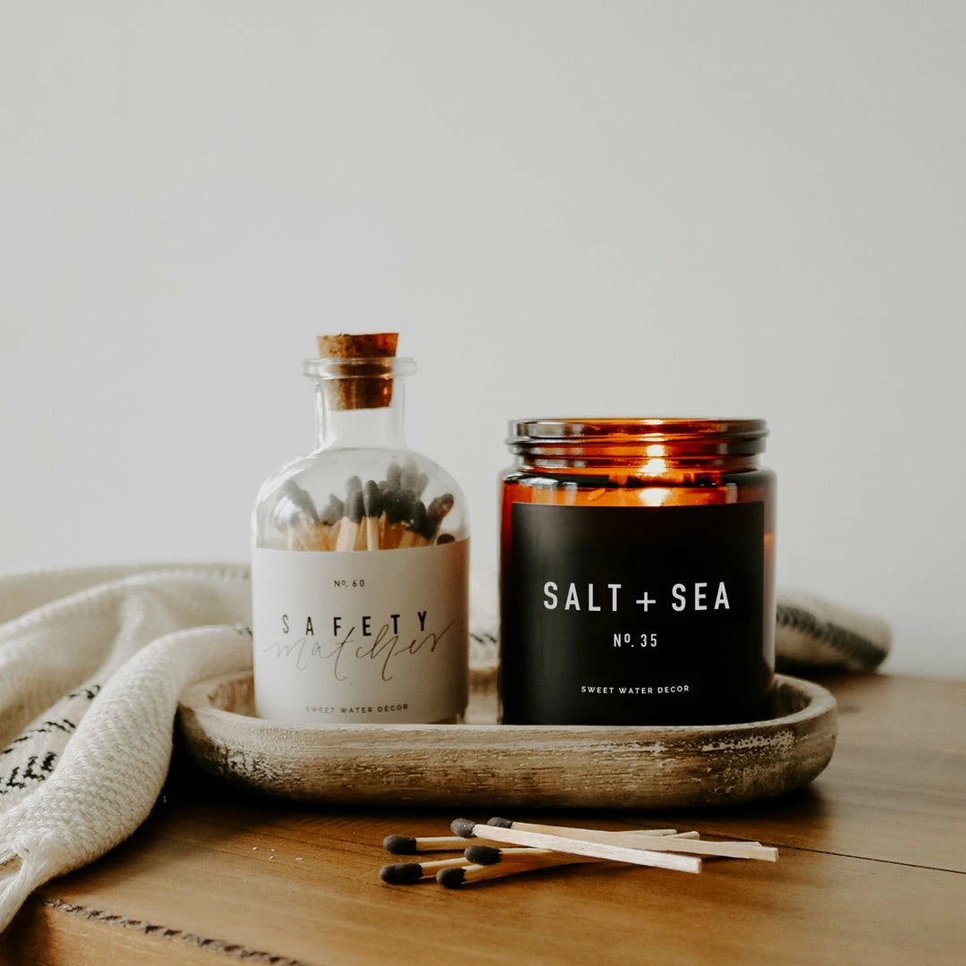 Best Pirce π₯ Sweet Water Decor Salt And Sea Soy Candle - Amber Jar - 9 Oz CANDLES + REEDS π 2 Sweet Water Decor Salt And Sea Soy Candle - Amber Jar - 9 Oz CANDLES + REEDS