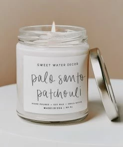 Top 10 π Sweet Water Decor Palo Santo Patchouli Soy Candle - Clear Jar - 9 Oz π 7 Sweet Water Decor Palo Santo Patchouli Soy Candle - Clear Jar - 9 Oz