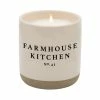 Sweet Water Decor Farmhouse Kitchen Soy Candle - Cream Stoneware Jar - 12 Oz CANDLES + REEDS