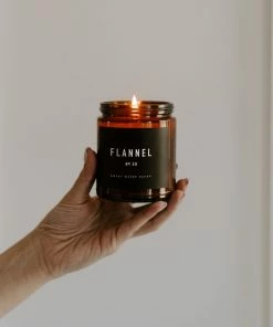 Best Sale π Sweet Water Decor Flannel Soy Candle - Amber Jar - 9 Oz β 8 Sweet Water Decor Flannel Soy Candle - Amber Jar - 9 Oz