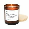 Sweet Water Decor Hot Cocoa And Peppermint Soy Candle - Amber Jar - 11 Oz CANDLES + REEDS