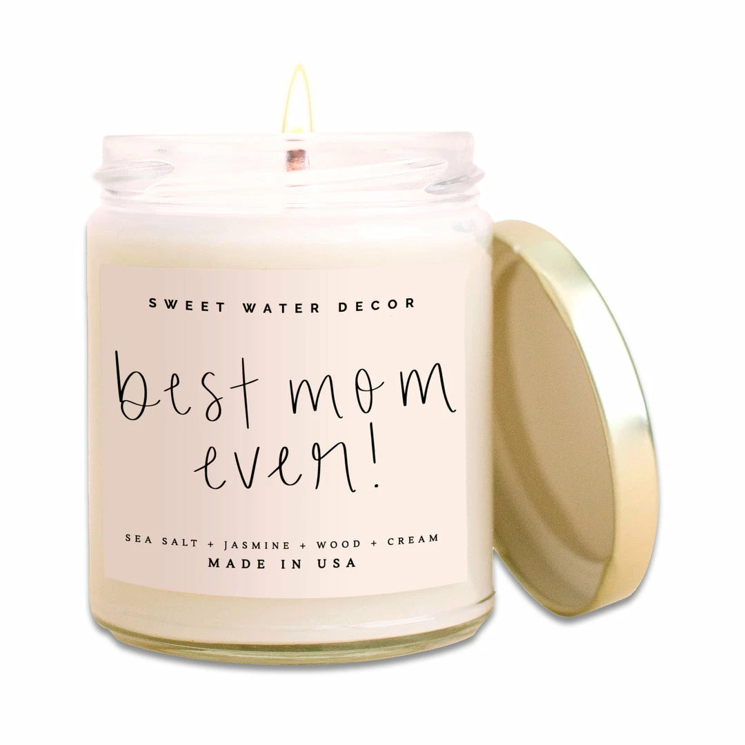 Best deal π Sweet Water Decor CANDLES + REEDS Best Mom Ever! Soy Candle - Clear Jar - 9 Oz π― 1 Sweet Water Decor CANDLES + REEDS Best Mom Ever! Soy Candle - Clear Jar - 9 Oz