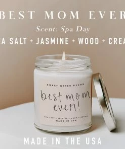 Best deal π Sweet Water Decor CANDLES + REEDS Best Mom Ever! Soy Candle - Clear Jar - 9 Oz π― 7 Sweet Water Decor CANDLES + REEDS Best Mom Ever! Soy Candle - Clear Jar - 9 Oz