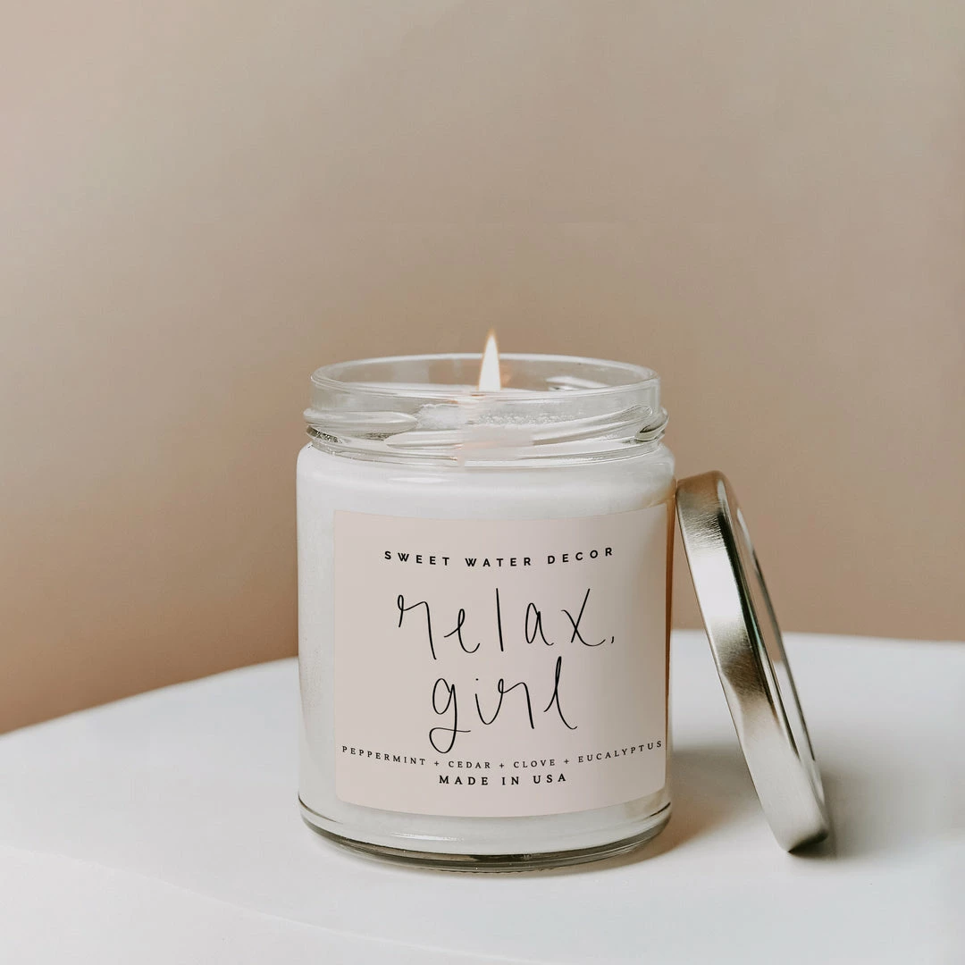 Cheap π Sweet Water Decor CANDLES + REEDS Relax, Girl Soy Candle - Clear Jar - 9 Oz π₯° 5 Sweet Water Decor CANDLES + REEDS Relax, Girl Soy Candle - Clear Jar - 9 Oz