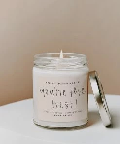 Sweet Water Decor You're The Best! Soy Candle - Clear Jar - 9 Oz CANDLES + REEDS
