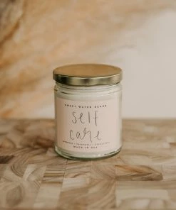 Sweet Water Decor Self Care Soy Candle - Clear Jar - 9 Oz