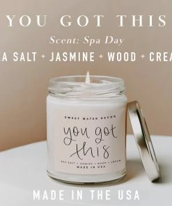 Sweet Water Decor You Got This Soy Candle - Clear Jar - 9 Oz
