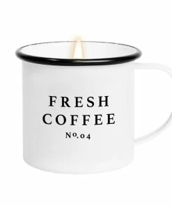 Sweet Water Decor Fresh Coffee Soy Candle - Coffee Mug Candle - 11 Oz CANDLES + REEDS