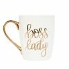 Sweet Water Decor Boss Lady Gold Coffee Mug HOME + KITCHEN