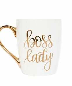 Sweet Water Decor Boss Lady Gold Coffee Mug HOME + KITCHEN