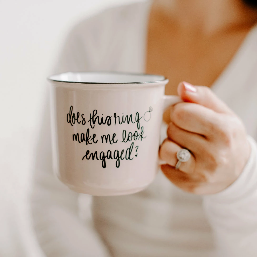 Outlet π₯° Sweet Water Decor Does This Ring Make Me Look Engaged Coffee Mug HOME + KITCHEN π₯ 2 Sweet Water Decor Does This Ring Make Me Look Engaged Coffee Mug HOME + KITCHEN