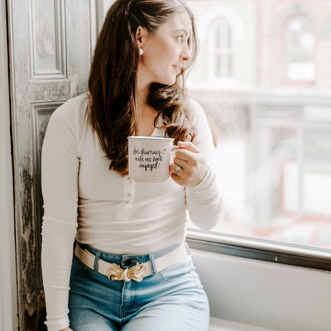 Outlet π₯° Sweet Water Decor Does This Ring Make Me Look Engaged Coffee Mug HOME + KITCHEN π₯ 3 Sweet Water Decor Does This Ring Make Me Look Engaged Coffee Mug HOME + KITCHEN