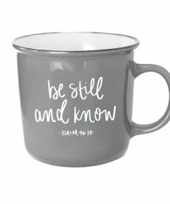 Sweet Water Decor HOME + KITCHEN Be Still And Know Psalm 46:10 Scripture Campfire Coffee Mug
