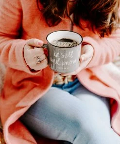 Sweet Water Decor HOME + KITCHEN Be Still And Know Psalm 46:10 Scripture Campfire Coffee Mug