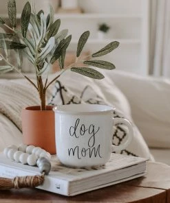 Sweet Water Decor Dog Mom Rustic Campfire Coffee Mug