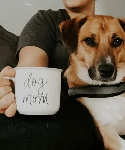 Sweet Water Decor Dog Mom Rustic Campfire Coffee Mug