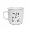 Sweet Water Decor Wife Mom Boss Rustic Campfire Coffee Mug