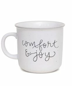 Sweet Water Decor Comfort And Joy Rustic Campfire Coffee Mug HOME + KITCHEN