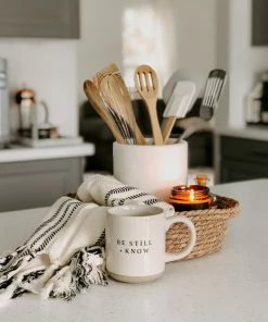 Sweet Water Decor HOME + KITCHEN Be Still And Know Stoneware Coffee Mug