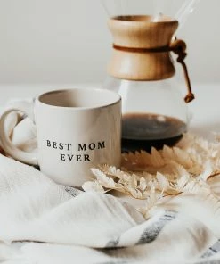 Sweet Water Decor Best Mom Ever Stoneware Coffee Mug
