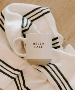 Sweet Water Decor HOME + KITCHEN Hello Fall Stoneware Coffee Mug