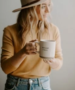 Sweet Water Decor HOME + KITCHEN Hello Fall Stoneware Coffee Mug