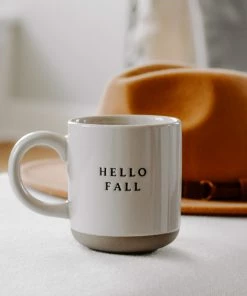 Sweet Water Decor HOME + KITCHEN Hello Fall Stoneware Coffee Mug