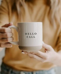Sweet Water Decor HOME + KITCHEN Hello Fall Stoneware Coffee Mug