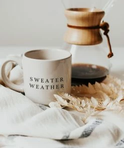 Sweet Water Decor Sweater Weather Stoneware Coffee Mug HOME + KITCHEN