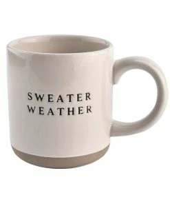 Sweet Water Decor Sweater Weather Stoneware Coffee Mug HOME + KITCHEN