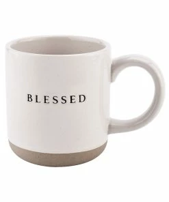 Sweet Water Decor Blessed Stoneware Coffee Mug