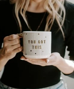 Best reviews of 𧨠Sweet Water Decor You Got This - White + Gold Honeycomb Tile Coffee Mug π 16 Sweet Water Decor You Got This - White + Gold Honeycomb Tile Coffee Mug