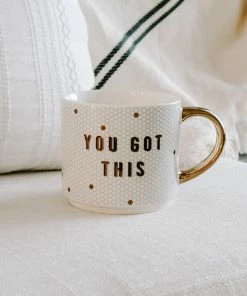 Best reviews of 𧨠Sweet Water Decor You Got This - White + Gold Honeycomb Tile Coffee Mug π 12 Sweet Water Decor You Got This - White + Gold Honeycomb Tile Coffee Mug