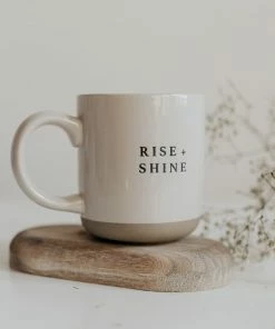Sweet Water Decor Rise And Shine Stoneware Coffee Mug HOME + KITCHEN